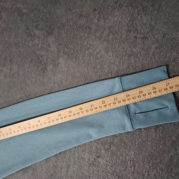 The North Face Blue Knit Cowl Neck Hoodie Pockets Light Weight Large - Picture 7 of 10